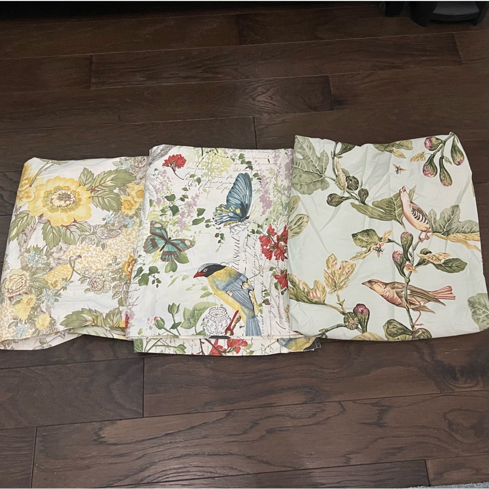 Pottery Barn RARE Shower Curtains- Set of 3